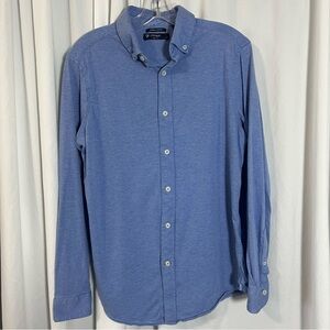 Cremieux Classics Men's Blue Supima Cotton Button-Down Shirt